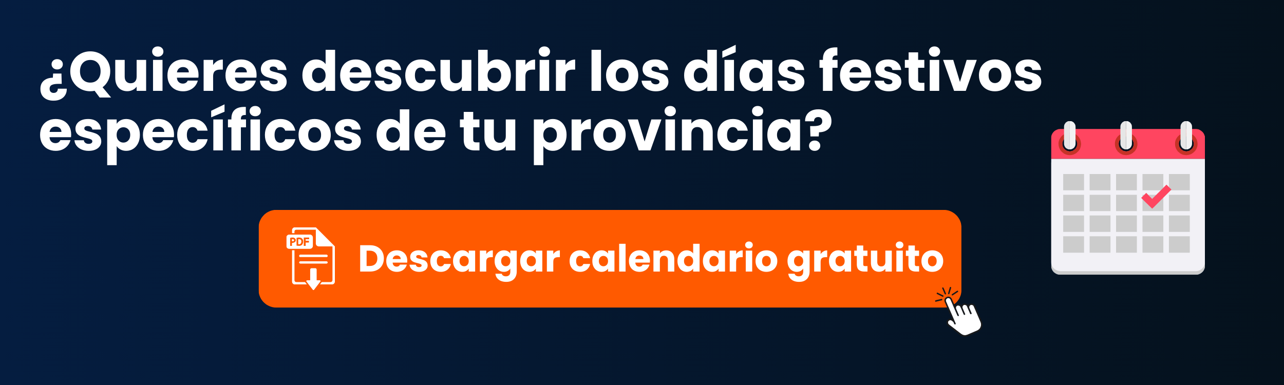 Calendario laboral provincias España 2026
