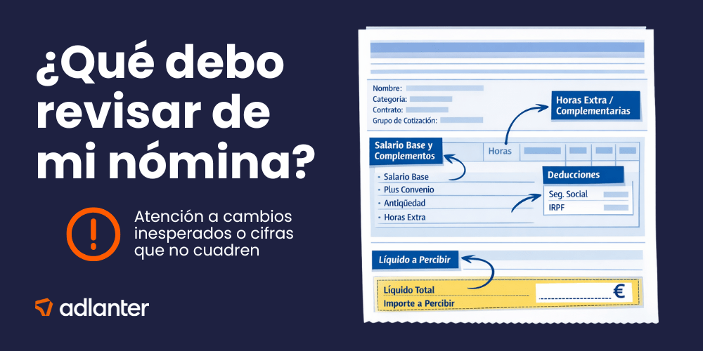 Que debo revisar de mi nomina